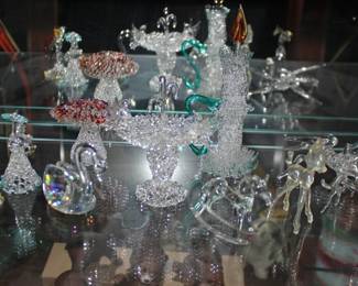 Miniature Glass Figures