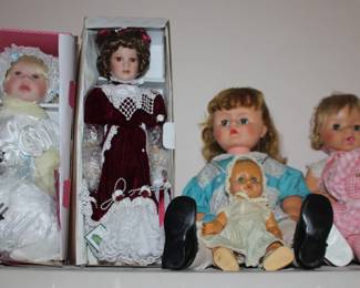 Vintage Dolls, Porcelain and More