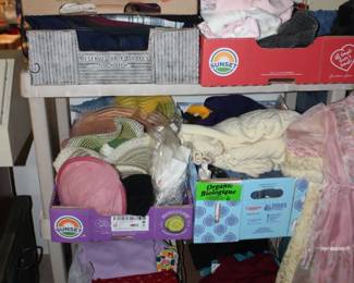 Clothing, Sweaters, Jeans, Purses, Socks, Vintage Hats