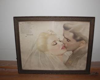 Painting by Varga Lady and Gentleman