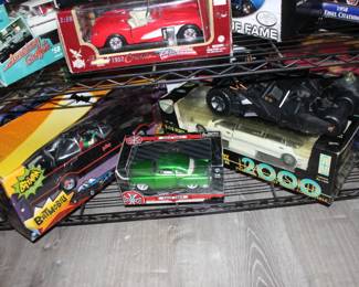 Model Cars, Bat Mobile, Corvette