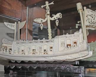 Ivory Colored Boat