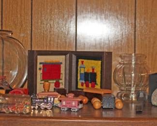 Minaiture Trains, Train Needlepoint, More