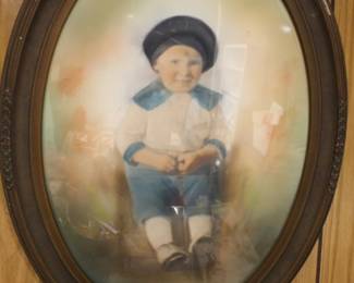 Oval Framed Vintage Photo