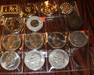 Eisenhower, Misc Coins, Reagan Florian