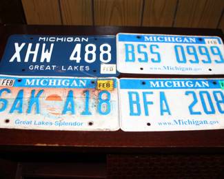 Michigan License Plates