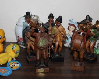 Tweetie Bird Figures, Dutch Windmill, Wooden Figures More