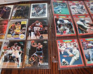 Basketball and Football Cards