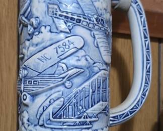 Vintage Avon Aviation History Beer Stein