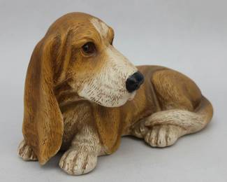 Homco Basset Hound Figurine