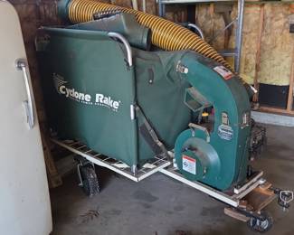 Cyclone Rake Lawn Leaf Vacuum System