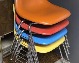 Eames Herman Miller Stacking Shell Chairs