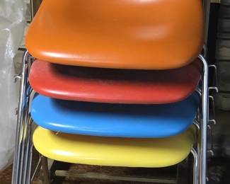Eames Herman Miller Stacking Shell Chairs