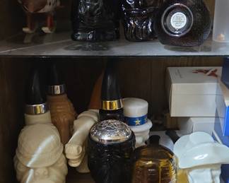 Vintage Avon Figural Decanters