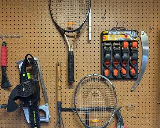 Titanium tennis racket ball
