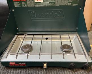 Coleman stove two burner