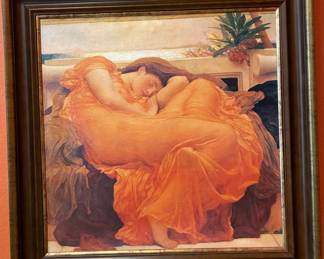 Sir Frederic Leighton Flaming June print
