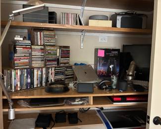 CDs, office equipment and supplies