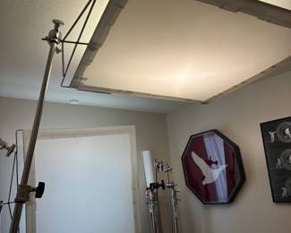 Low boy, rollers, stand, telescope, boom arm, grip, head, flag frame set
