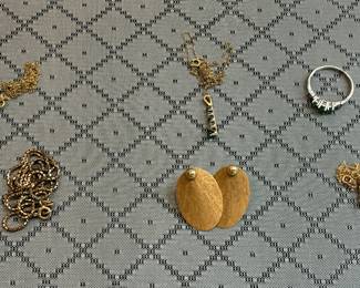 10k, 14k, 18 k gold jewelry
