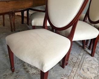 Another view of the Baker Charleston Reproduction - shield-back side chairs
