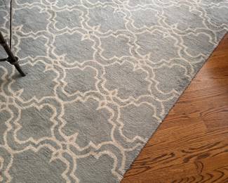 Another view of the area rug