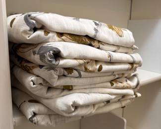Linen curtains
