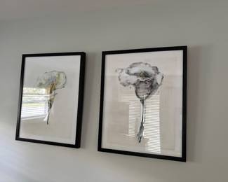 Soicher Marin Calais I and II - Coastal Archival Giclee' prints - custom framed