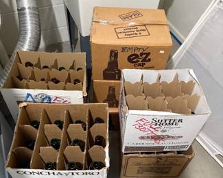 Wine and beer bottles for making your own
