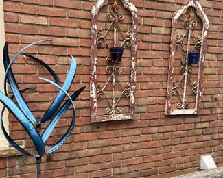 Wall decor and metal yard art