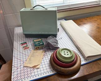 Sewing machine, and sewing essentials