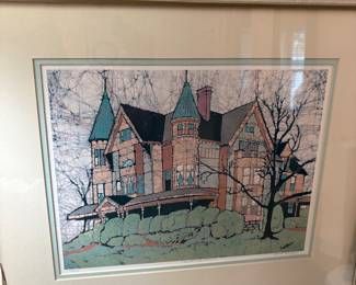 Framed artwork