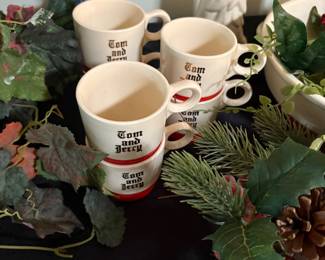 Vintage Tom and Jerry cups and bowl (punch set) also available