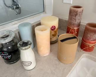 Assortment of candles