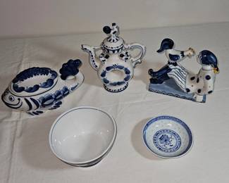 Russian Hand Painted Pottery