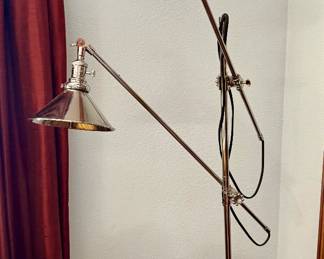 Vintage chrome floor lamp