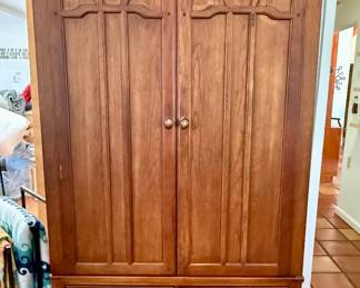 Armoire ( Can also be used as a TV/Media Cabinet ) National Mt. Airy MCM Vintage
