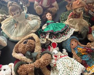 Madame Alexander Dolls, 70's Vogue Ginny Doll, Holly Hobbie Rag Doll