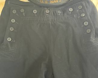 Vintage U.S Navy "Cracker Jack" Trouser 13-Button Front Closer