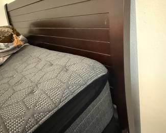 Master bed queen mattress & headboard