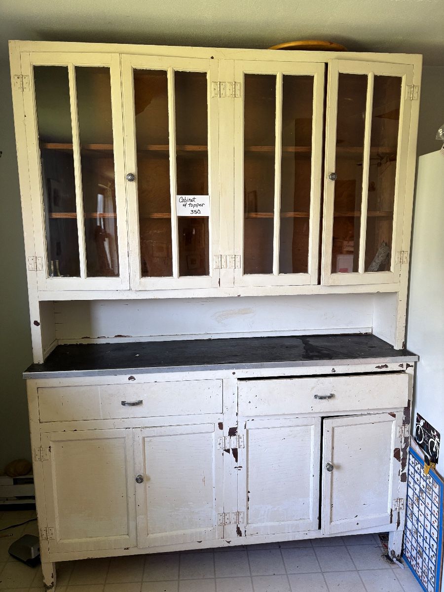 Vintage cabinet, there is also a topper