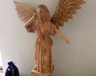 Hand carved angel
