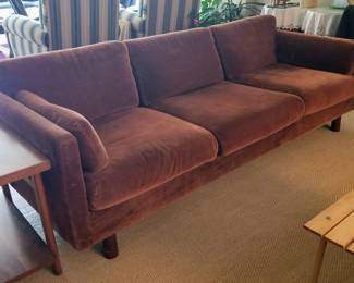 Selig MCM velvet sofa
