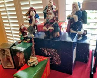 Santa collection, various makers
