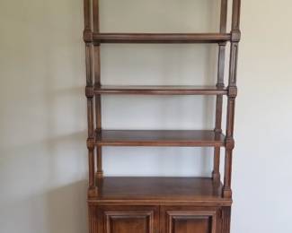 Ethan Allen Classic Manor maple etegere.