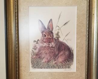 Limited edition print, "Flip," signed. 
