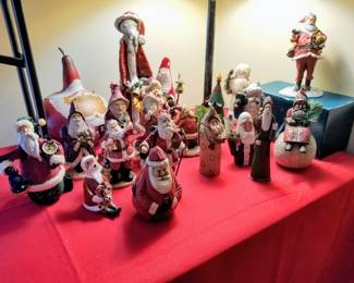Santa collection, various makers