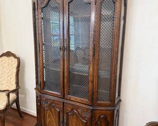 Vintage curio cabinet 
