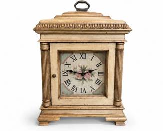 42 EthanAllenVintageGrandfatherStyleFloorClockCabinet