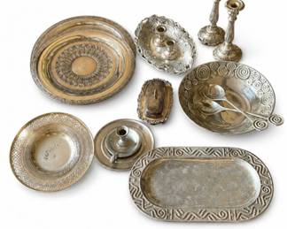 137 VintageSilverPlateServingAndDecorSet